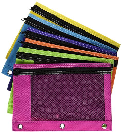 pencil pouch with zipper target